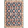 thumbnail image 2 of SAFAVIEH Saffron Jimney Geometric Cotton Area Rug, Navy/Beige, 4' x 6', 2 of 7