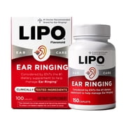 Lipo Flavonoid Ear Ringing Relief Supplement, 100 Caplets