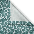 thumbnail image 3 of Ambesonne Leaves Kitchen Curtains, Foliage with Paisleys, 55"x39", Teal White, 3 of 3