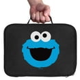 thumbnail image 3 of Sesame Street Cookie Monster Head Insulated Soft Sided Lunch Box - Reusable Lunch Bag For School Office Work, BPA Free, 3 of 5