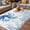 Blue, variant on Blue Octopus Coastal Outdoor Rug for Patio/Deck/Porch, Non-Slip Large Area Rug 4 x 6 Ft, Summer Beach Nautical Ocean Coral Starfish Indoor Outdoor Rugs Washable Area Rugs, Camping Rug Carpet Runner