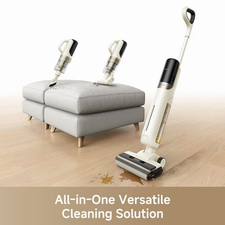 MOVA K30 Mix Wet Dry Vacuum, 4in1 Cordless for 180°Flat Dual Edge