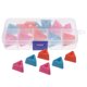 thumbnail image 3 of GOOHOCHY Juego de 18 herramientas de tejido hechas a mano, con agujas de goma triangulares antideslizantes y caja de almacenamiento., 3 of 8