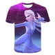 thumbnail image 1 of 2-14 años niña Frozen Anna Elsa dulce camisetas niñas ropa Disney dibujos animados camiseta niños verano manga corta cumpleaños regalos 6T Gao Jinjia LED, 1 of 2