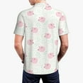 thumbnail image 6 of Wukai Cute Pigs Men’s Polo Shirts,Quick-Dry Athletic Shirt,Classic Fit Shirts-Small, 6 of 8