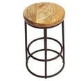 thumbnail image 2 of Benzara Urban Port Chic Circular Top Jaden Counter Stool, 2 of 5