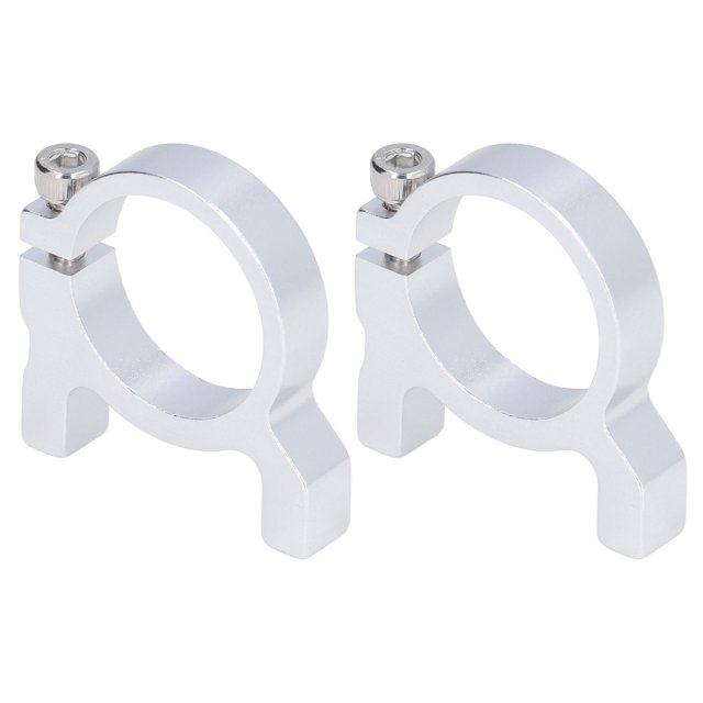2PCS Clamp Mount M4 X 0.7mm 1 Side 2 Post Aluminum Clamping Support Robot Shaft Fixed Accessories