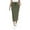 Army Green Skirts for Women, variant on Clearance Sales Today Deals Iumwxz Stretchy Ridded Knit Slim Fit Wrap Skirt Casual Summer Skirts Solid Skirts Elastic Mid Waist Long Skirt for Women Dressy Travel