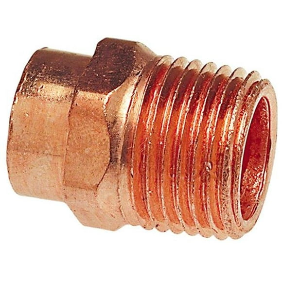 Nibco 604114 1-14 in. Wrot Copper x Male Adapter