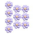 thumbnail image 3 of 10 Piezas Botones de Resina Adornos de Resina Flatback Flatback DIY Phone Case DIY Phonecover Laptop Scrapbooking Flores de Múltiples Capas Moda Púrpura Macarena Adornos de resina, 3 of 8