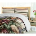 thumbnail image 3 of Ambesonne Floral Duvet Cover Set, Tropical Huddles Narcissus, Queen, Peacock Green Multicolor, 3 of 4