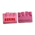 thumbnail image 3 of Guantes de boxeo Mujeres Men Protector Spliting Karate Fitness Entrenamiento de Fitness Half Mitts Sport Mittens para ejercicio Muay Thai Taekwondo Rosa, 3 of 8