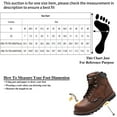 thumbnail image 6 of OwnShoe Men's Steel Toe Work Boots Leather Safety Shoes Non-Slip Industrial Work Shoes Goodyear Constructions Boots, 6 of 6