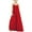 Red, variant on Women's Sleeveless Summer Long Straps Maxi Sling Dress