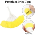 thumbnail image 3 of joycraft 200PCS Price Tags, 45mm x 35mm Price Tags with String Attached, Yellow Merchandise Hanging Labels, Writable Marking Tags for Jewelry, Clothing and Gift Tags, 3 of 13