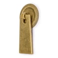 thumbnail image 4 of Hardware Philosophy Art Deco Leaf Brass Hardware Pulls 2.7 Inches - Set of 2 - Architectural, Interior Design, Furniture Cabinet Customization Hardware, 4 of 4