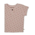 thumbnail image 4 of easy-peasy Toddler Girl Short Sleeve Waffle T-Shirt, Sizes 18M-5T, 4 of 5