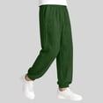 thumbnail image 4 of ATOGUTA Pants For Boys Elastic Waist Jogger Sweatpants Kids Teens Running Athletic Pants with Pockets Size 4T-15, Army Green, 4 of 5