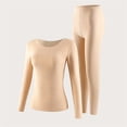 thumbnail image 2 of Women Elastic Thermal Inner Wear Thermal Underwear Warm Elastic Tops Pants Sets, 2 of 5