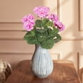 thumbnail image 4 of Lifelike Artificial Geranium Plants with Realistic CrabFruit Flowers, UV Resistant Faux Outdoor Decor for Balcony, Patio, and Garden, Low Maintenance Flower Arrangement with Vibrant Seasonal Colors, 4 of 6