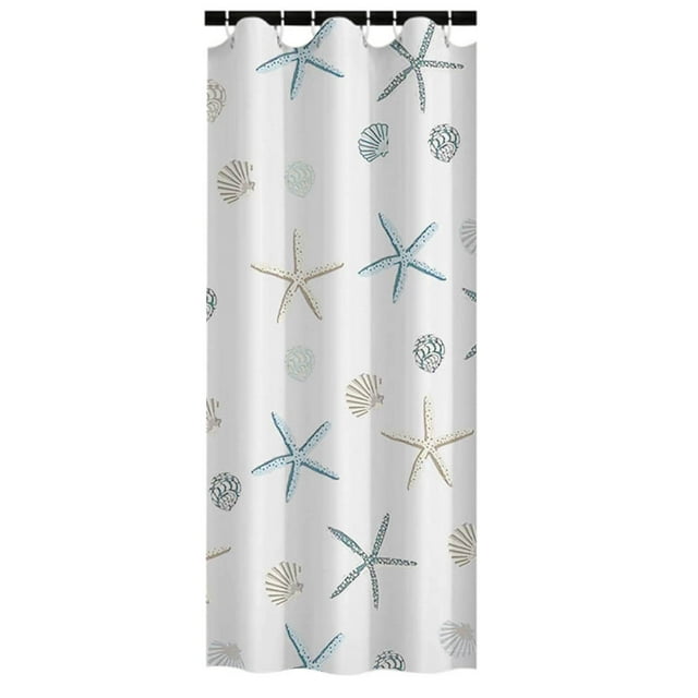 EARKITY Doublure de Rideau de Douche, Doublure de Douche en PEVA, Rideaux de Douche Imperméables, Rideaux de Salle de Bain avec 6 Crochets, Rideau de Douche pour Cabine de Douche de Salle de Bain et Baignoires
