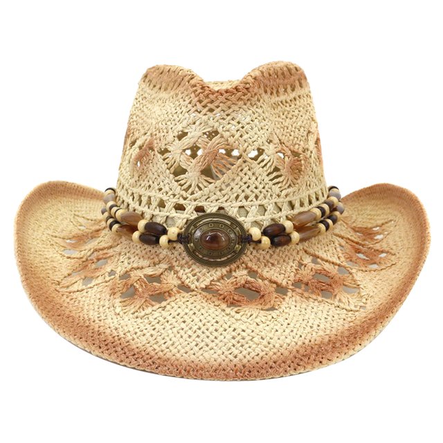 Sombrero de vaquero Colco para exteriores beige Sombrero de paja para el sol