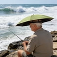 thumbnail image 6 of Hands Free Adjustable Umbrella Hat for Fishing Hiking and Gardening Waterproof UV Rain Protection Foldable Head Mounted Sun Shade Cap Headwear, 6 of 6