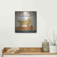 thumbnail image 5 of Luxe Metal Art 'Golden Dog Canoe Co Right Facing' by Ryan Fowler, Metal Wall Art, 12"x12", 5 of 8