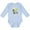 AE-Light Blue, variant on Inktastic He is Risen Cross with Script and Flowers Boys or Girls Long Sleeve Baby Bodysuit