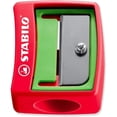 thumbnail image 5 of STABILO Multi-talented Pencil Woody 3-in-1 - Box of 5 - Red, Yellow, Dark Green, Blue, Black + Sharpener, 5 of 5