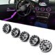 thumbnail image 4 of Salida de turbina delantera con iluminación ambiental LED de 12 colores Turbo Ambient Light Turbo Air Vent para automóvil, 4 of 8