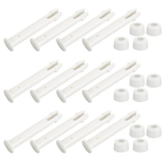 Swimming Pool Connector Pins Set of 12 Plastic Joint Seals for Rectangular Metal Frame Pools 2.36
