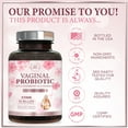 thumbnail image 4 of Vaginal Probiotics for Women - Gently Support Feminine Health, pH Balance, Healthy Odor & Vaginal Flora - 50 Billion CFU per Capsule - Improved Formula with Lactobacillus & Cranberry - 120 Capsules, 4 of 9