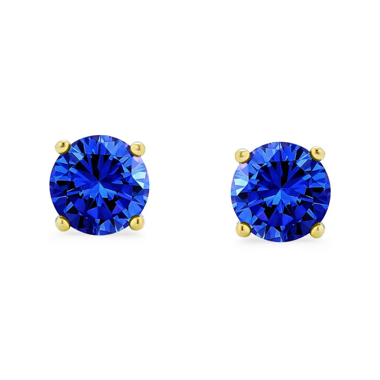 Imitation hot sale sapphire earrings