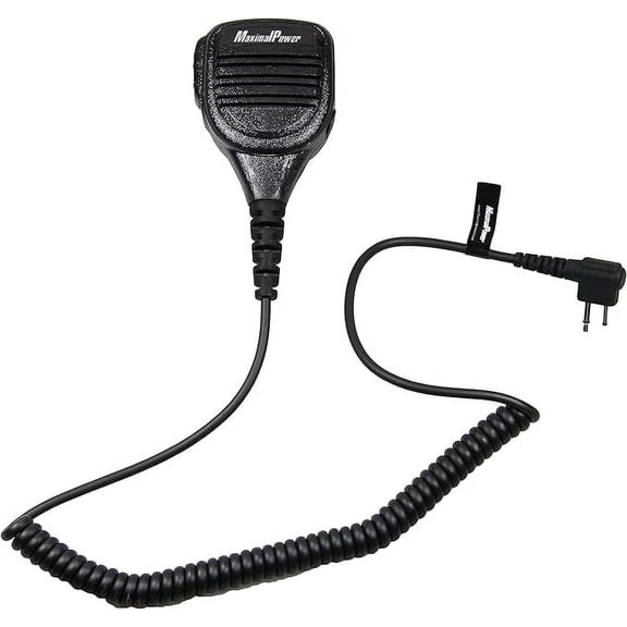 External Speakers and Mic w/ Push-to-Talk Button Compatible for Motorola HMN9030A Two Way Radio