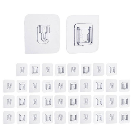 

CHULIMAMAO Double Sided Self-Adhesive Wall Hooks Hanger Clear Suction Cup Sucker Tool/ T9C4