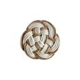 thumbnail image 3 of Scandinavian Style Round Heat Insulating Mat | Natural Cotton & Linen Trivet | 9" Coaster for Hot Pots & Pans | Table Protector for Kitchen & Dining, 3 of 7