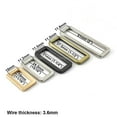 thumbnail image 3 of Metal Square Ring Buckle For Webbing Leather Craft Bag Strap Belt 20mm, 3 of 7