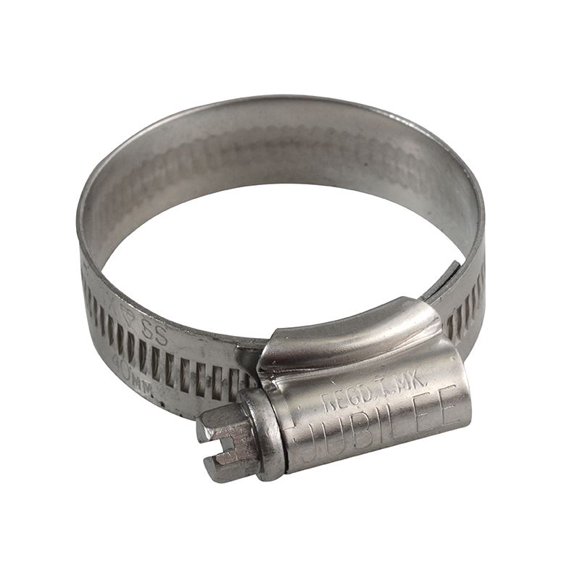 Jubilee - 1X Stainless Steel Hose Clip 30 - 40mm (1.1/8 - 1.5/8in)