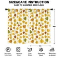 thumbnail image 2 of Harvest Season Rustic Autumn Harvest Thanksgiving Curtains Set of 2 Farmhouse,52x84in Kitchen Curtains Fall Holiday Long Curtain, 2 of 5