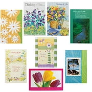 Fox Valley Traders Assorted Thinking of You Greeting Cards, Pack of 20 with Envelopes Included  Sizes Vary, Single-fold to About 5 x 7.5  Greeting Cards for Sympathy or Best Wishes