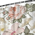 thumbnail image 4 of Waterproof Pioneer Shower Curtain 72x84 Inch Polyester Unique Cute Floral Shower Curtain for Bathroom Hotel Home Decor with 12 Plastic Hooks, 4 of 5