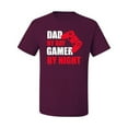 thumbnail image 2 of Wild Bobby,Dad by Day Gamer by Night Funny Gaming Dad Gift, Father's Day, Men Graphic Tees, Maroon, 5XL, 2 of 3