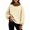 #006-Beige, variant on Uootdi Women Gift Fall Clothes Womens Oversized Turtleneck Long Sleeve Sweatshirts Pullover Hoodies Tops Trendy Queen