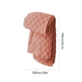 thumbnail image 3 of TIMIFIS Throw Blanket Thickened Solid Colour Pineapple Fleece Blanket Corals Fleece Sofa Cover Blanket Corals Fleece Gift Blanket Nap Blanket Fleece Blanket, 39X59 In, 3 of 5