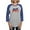 Heather/Blue, variant on CafePress - Glitter Republican Elephant Long Sleeve T Shirt - Womens Baseball Tee