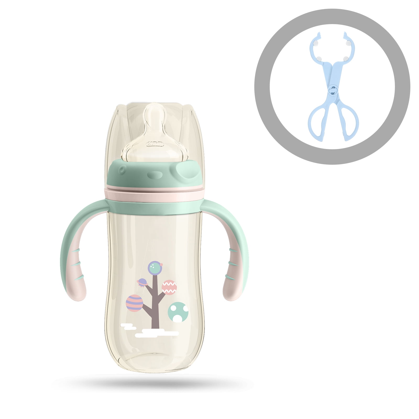 Parent's Choice Stainless Steel 9oz Standard Neck Baby Bottle