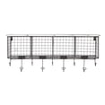 thumbnail image 2 of Linon Four Cubby Metal Wall Shelf in White, 2 of 14