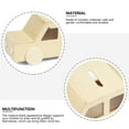 thumbnail image 2 of GETAJGHSD Wood Car Shaped Piggy Bank Diy Graffiti 2Pcs 5.89X3.14X2.16in, 2 of 9