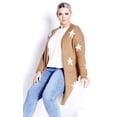 thumbnail image 1 of Evans Women's Plus Size Starry Soft Knit Relaxed Fit Cardigan, 1 of 5